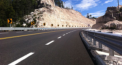 Obras de carretera, barreras, O&D